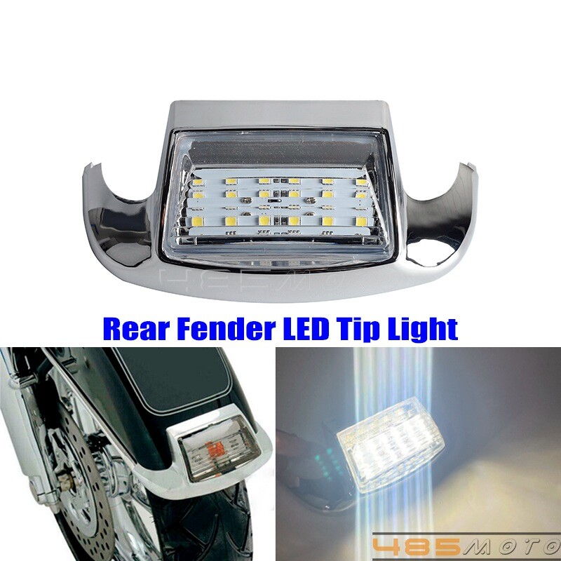 Rear Fender Tip Light LED for Harley FLSTC Heritage Softail