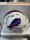 BUFFALO BILLS DAWSON KNOX #88 TE SIGNED RIDDELL Speed MINI HELMET Beckett