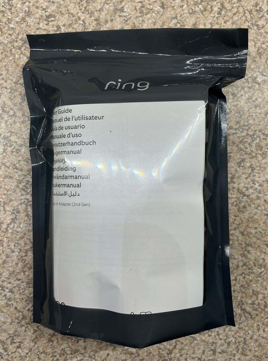 Ring PlugIn Adapter White (2nd Gen.) for sale online eBay