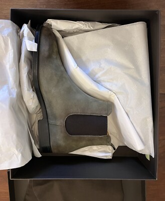 A.TESTONI Suede Chelsea Boots size UK 10.5/EU 44.5 - SUEDE 