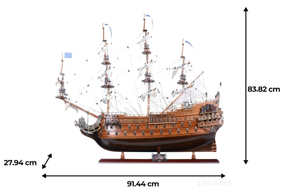 Soleil Royal Wooden Tall Ship Model 36