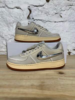 Nike Air Force 1 Low Travis Scott Sail Size 8.5 Pre-owned Sneakers