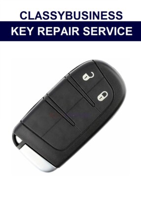 Fiat Freemont Chrysler Dodge Jeep 2 Tasten Fernbedienung Schlüsselanhänger Reparatur Reparatur Service
