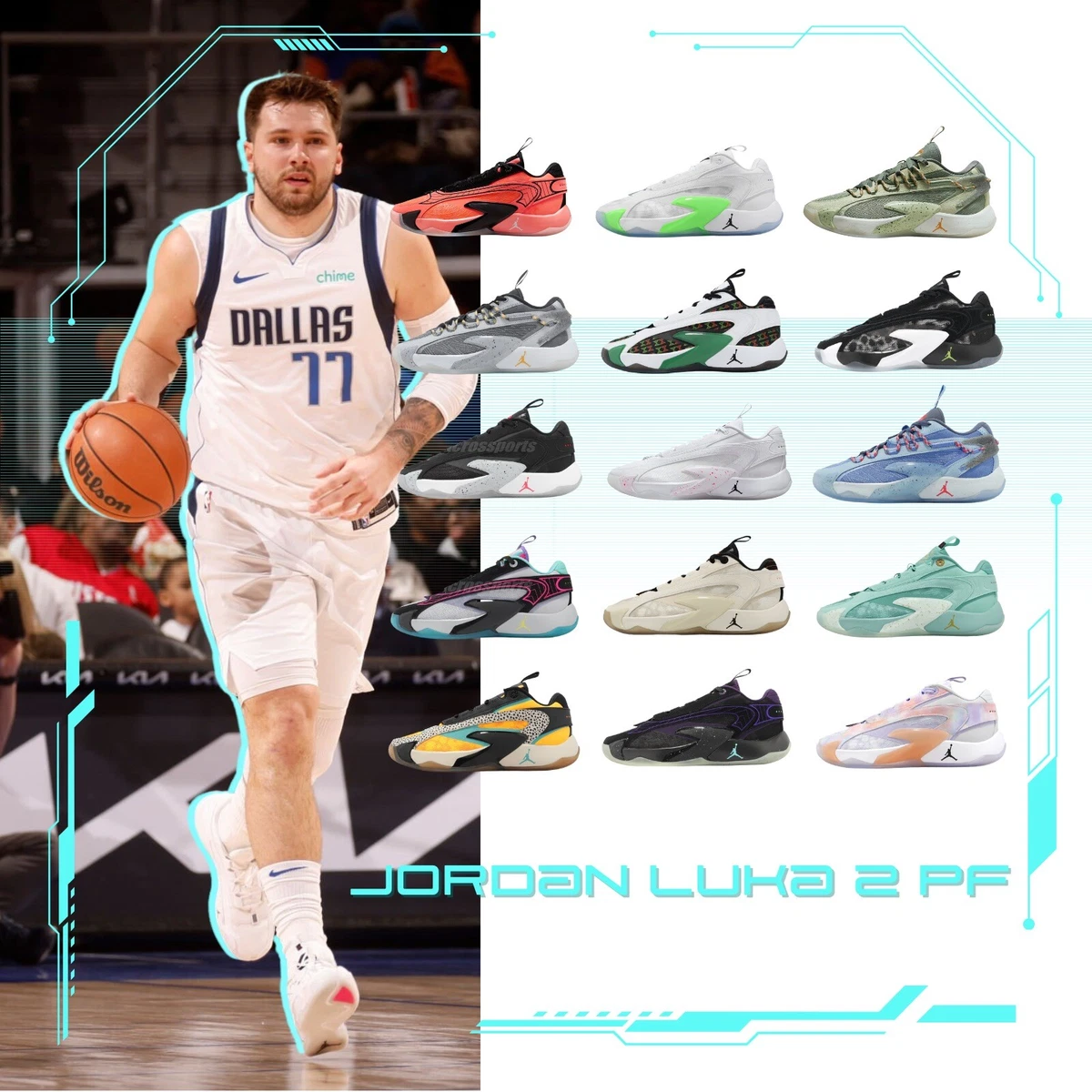 Jordan Luka 1 PF The Pitch - огромный выбор по лучшим ценам | eBay