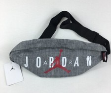 Nike Air Jordan Fanny Pack Hip Waist Belt Gray Bag Crossbody 9B0533