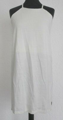 DAMEN WLD TOP LONGTOP FASHION BROKE HART OFFWHITE WEISS TRÄGER Gr. L 40 NEU