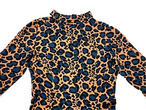 Topshop Women's Dress | Animal Print | Orange | UK Size 6 / XS - Picture 5 of 24