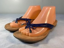 Vionic Bella Flip Flop Sandals Women's Blue Slip On Thong - US 11