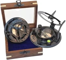 Aristocrat Antique Survey Nautical Compass for Navigation Traveling Hiking Gift