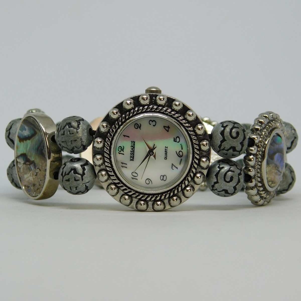 Kessaris 7829-008 Mother of Pearl Inlay Quartz Women display picture 1