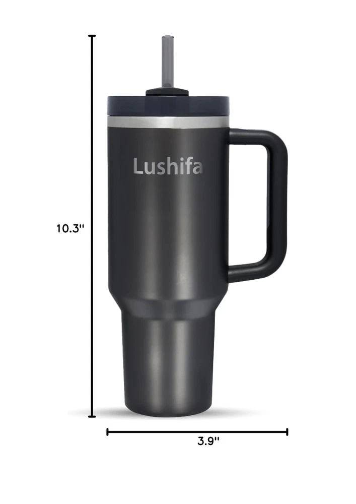 Tumbler 40 Oz Elevating Your Sip Experiance - Deluxe Set With Handle, Leakpro...
