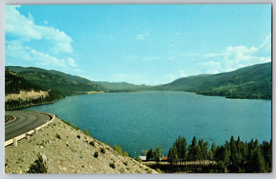 Christina Lake British Columbia West Kootenay Crowsnest Hwy Postcard BC