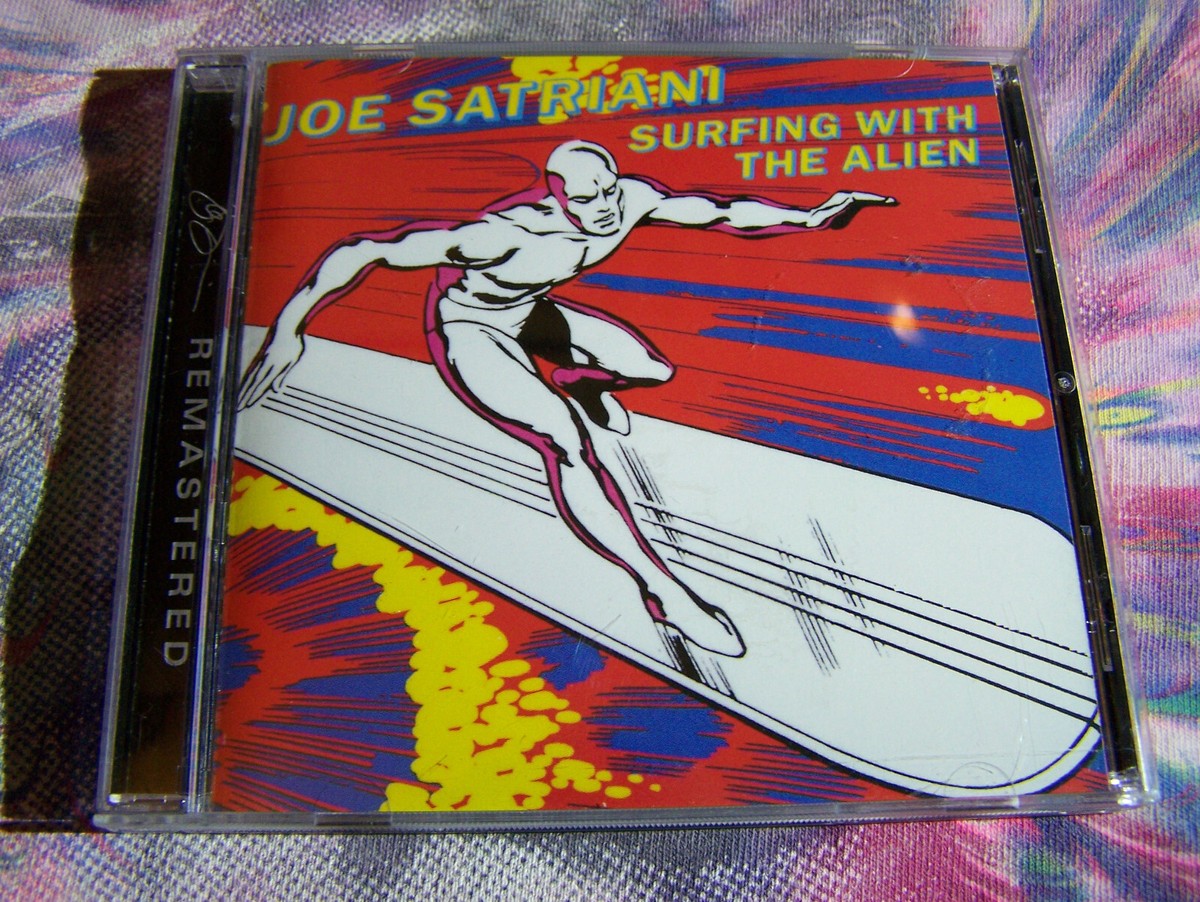 Joe Satriani CD Surfing With The Alien Remastered Excellent