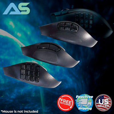 Razer Naga V2 Pro Mouse Replacement Side Button Panels 12 Keys, 6 Keys, 2 Keys