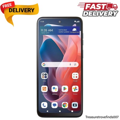 Tracfone Motorola Moto g 5G 2024 64GB Blue 5000mAh  50MP 6.5 90Hz Display Phone
