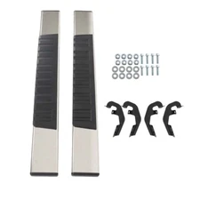 LABLT Running Flat Board 6" Step Bars For Silverado Sierra 1500 2500HD 2019-2022