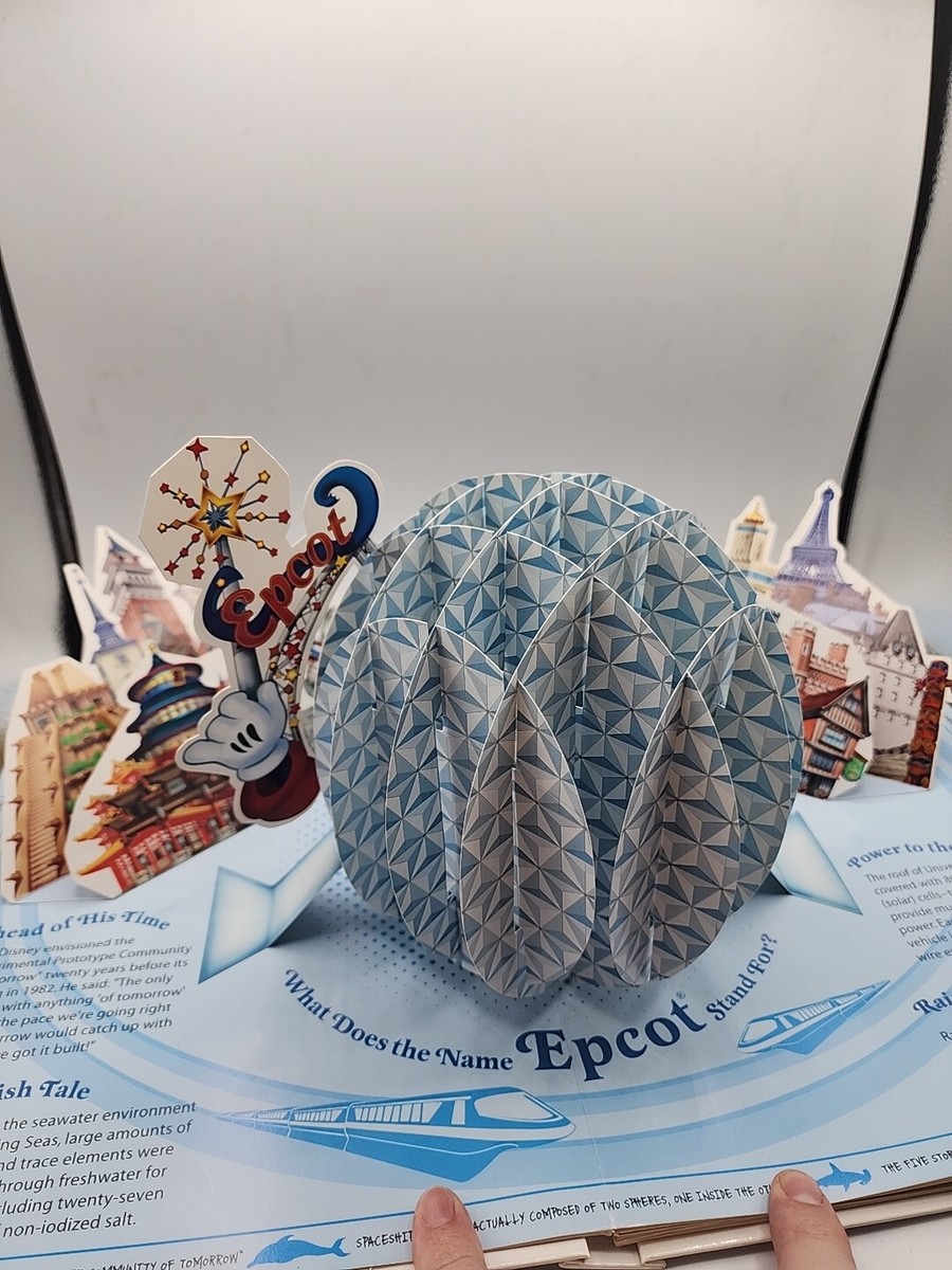 WALT DISNEY WORLD MAGICAL POP-UP BOOK Collectible EXC -1st Epcot