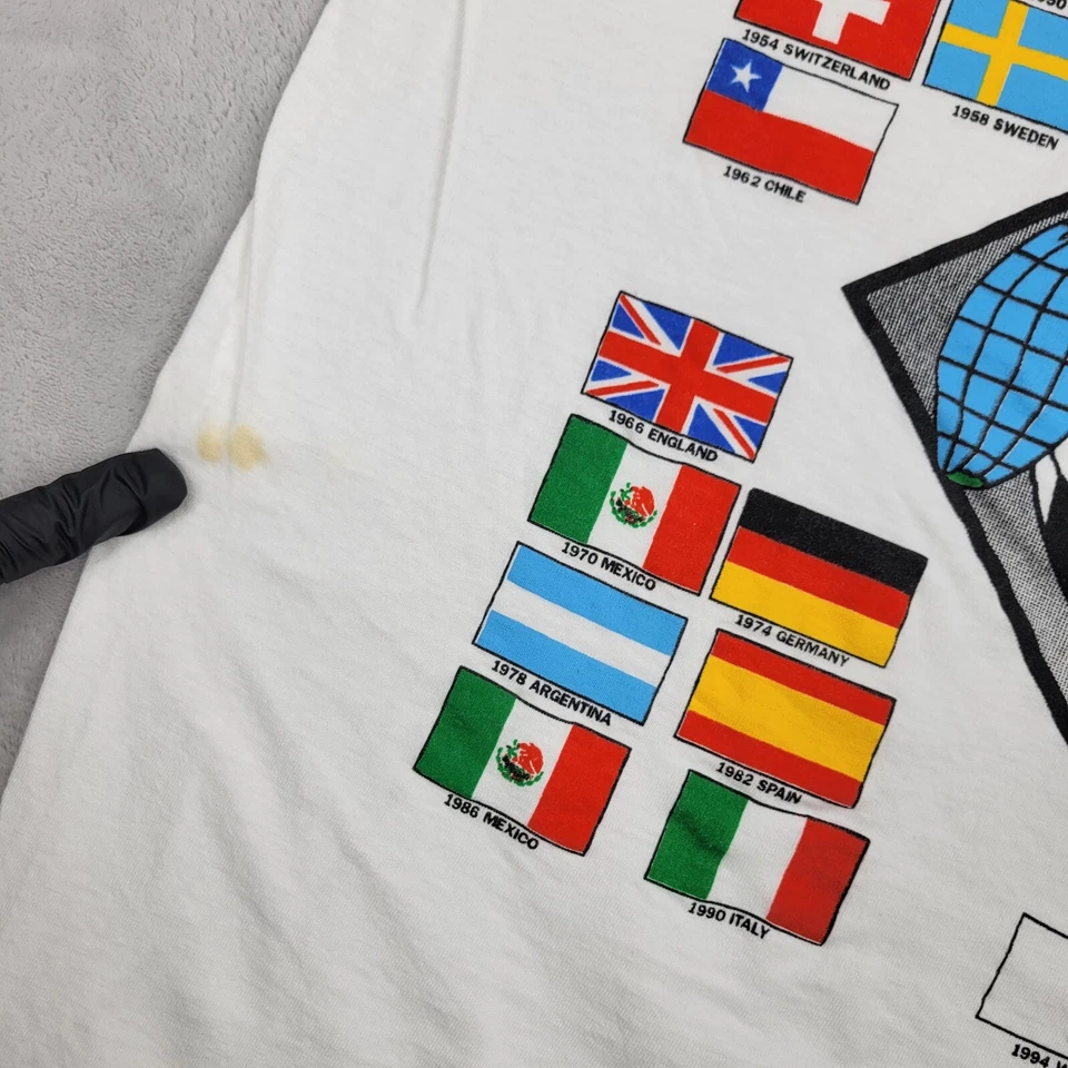 Vintage World Cup Shirt Mens XL Extra Large Soccer Club 1994 USA National Team - Image 4 of 4