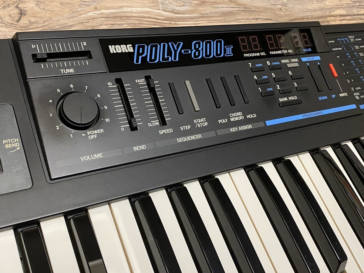 KORG Poly-800Ⅱ デジタルアナログシンセサイザー 49鍵 KORG POLY 800 AFFORDABLE 80'S POLYSYNTH - YouTube