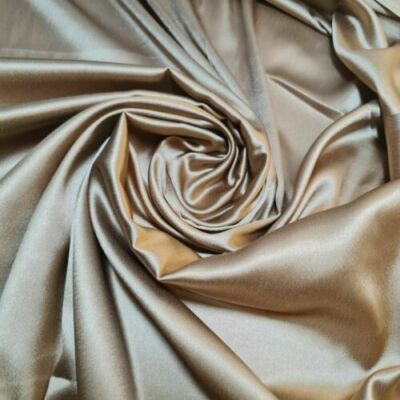 Seidiger Satin Stoff Uni Kleid Handwerk Kostüm Futter Hochzeit Drapierung Material 58''