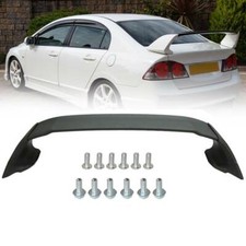 Black Primed Rear Trunk Spoiler Wing For 12-15 Honda Civic 4dr Sedan Mugen Style Black Primed Rear Trunk Spoiler Wing For 12-15 Honda Civic 4dr Sedan Mugen Style