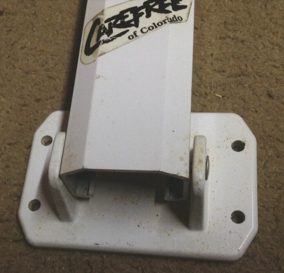 CAREFREE OF COLORADO 18.25" REPLACEMENT ARM LEG w/ FOOT RV WINDOW AWNING WHITE