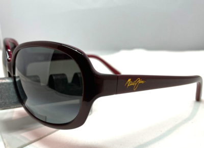 MAUI JIM RAINBOW FALLS MJ 225-04 DUSTY ROSE RED W/ GREY 
