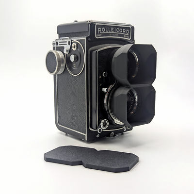 YASHICA Mat-124G Bay-1フィルター　純正レンズフード付き Bay 1 Twin Hood with Dual Lens Cap for Yashica Mat 124G
