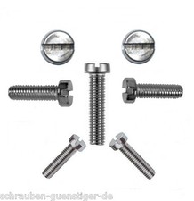 Zylinderschrauben mit Schlitz 2,5 mm M2,5 DIN...