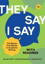 They Say / I Say with Readings