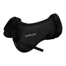 Thinline Trifecta Cotton Bottom Half Pad w/Sheepskin Roll - Shimmable 7416