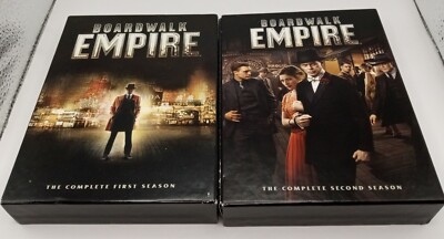 Boardwalk Empire Seasons 1 & 2 DVD Boxed Sets HBO 2012 Complete 10 Discs