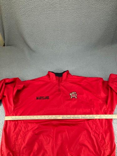 Vintage Maryland Terrapins Sweatshirt Mens XL Red Champs Sports Y2K NCAA Terps - Picture 5 of 23