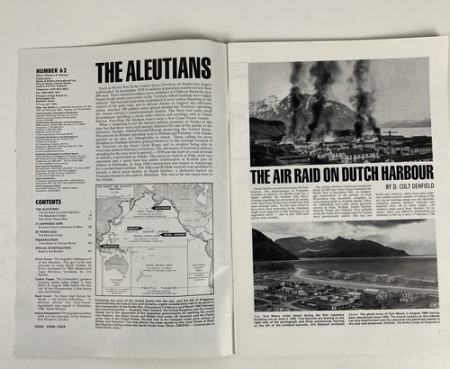 Vtg After the Battle Magazine No 62 1988 The Aleutians WWII Photos UK Published - Picture 3 of 6