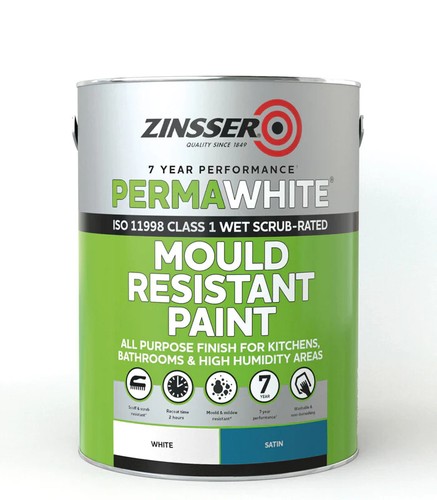 Zinsser Perma White Interior Matt/Satin 1L/2.5L/5L - Picture 7 of 7