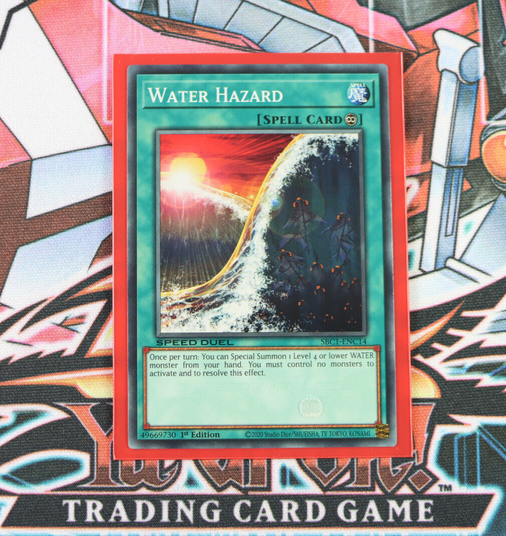 YuGiOh Spell Card Water Hazard SBC1-ENC14 1st Edition Common | eBay YuGiOh Spell Card Water Hazard SBC1-ENC14 1st Edition Common | eBay
