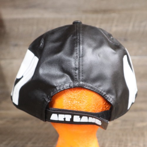*Brand New* ART GANG By Miguel Black Wiz Khalifa Black Leather Hat Cap Adult - Picture 4 of 7