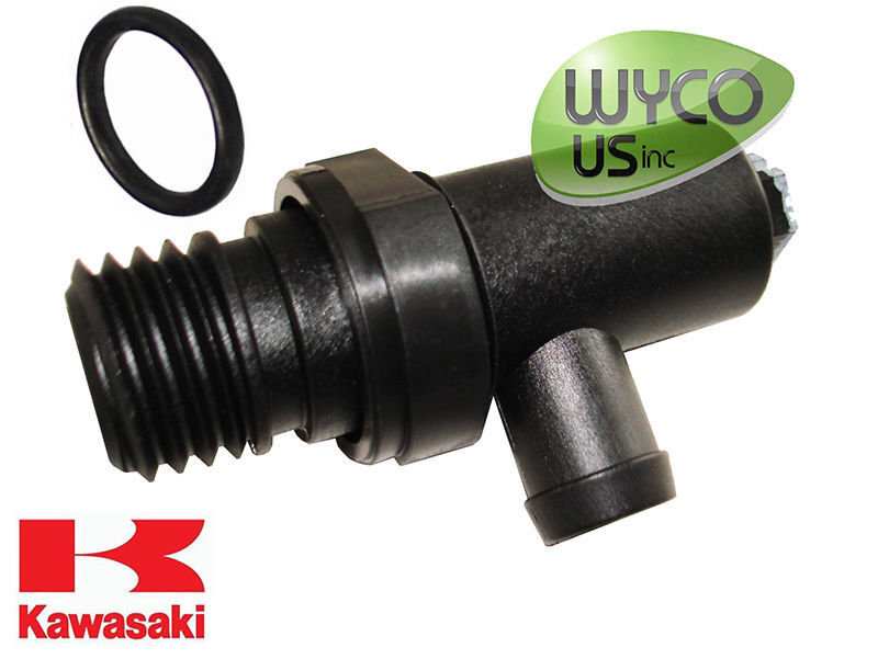KAWASAKI VALVE ASSY, OIL DRAIN w/ O-RING, METRIC M20-2.50 KAWASAKI VALVE ASSY, OIL DRAIN w/ O-RING, METRIC M20-2.50