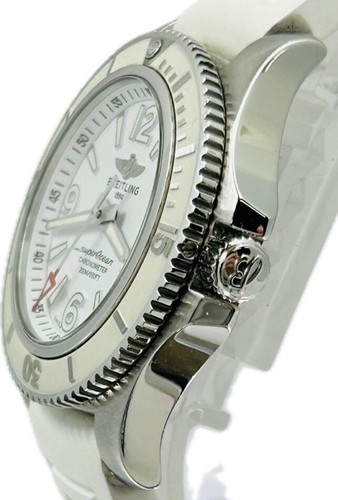 Breitling Superocean 36 A17316 Automatic White Unisex Watch Near Mint A2847 - Picture 4 of 11