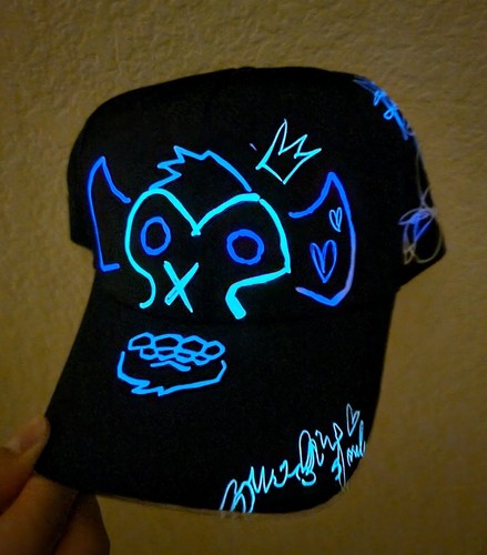 Sombrero Jinx Sombrero Arcano Oficial League of Legends Sombrero Brilla en la Oscuridad Gorra Retirado - Imagen 5 de 7