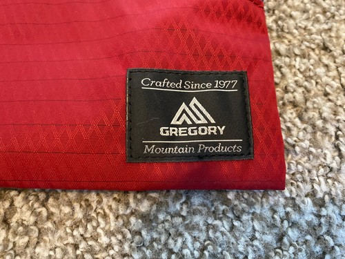 Gregory Mountain Products Pouch Red w/ Purple Zipper NWOT - Picture 2 of 6