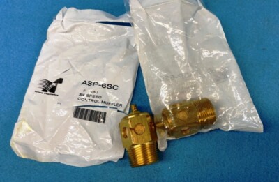 ARROW PNEUMATICS 3/4 SPEED CONTROL MUFFLER, ASP-6SC ** LOT OF 2 **