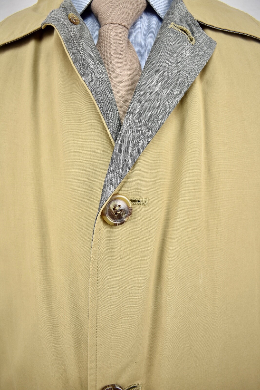 Joseph Abboud Solid Light Brown Cotton/Nylon Blen… - image 2