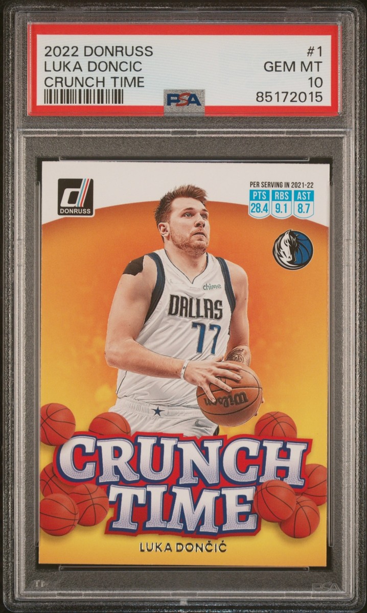 2022 Panini Donruss Crunch Time Luka Doncic #1 PSA 10 | eBay 