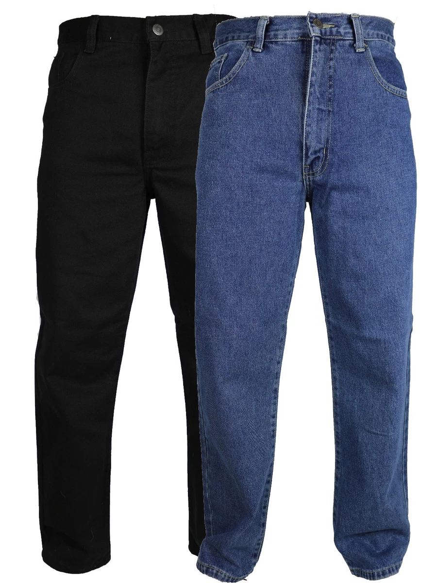 Mens Extra Long Leg Denim Jeans 36 inch inside leg Regular Fit Pants Tall Big