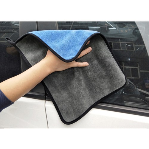 Car Wash Towel Double-sided Fleece Thickening Water-absorbing Car Cloth - Picture 7 of 12