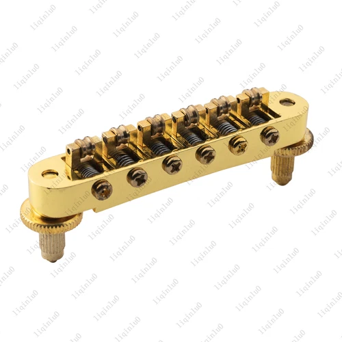 Guitar Roller Bridge Tune-o-Matic M4 Posts For Gibson Les Paul SG ES Gretsch