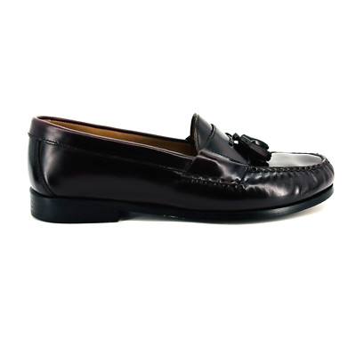 Mens 11 M Johnston Murphy Hayes Loafer Sheepskin Tassel  display picture 2