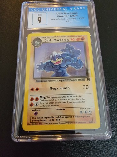Dark Machamp (Unlimited) graded CGC 9 for sale on eBay