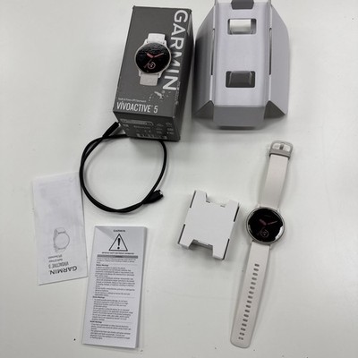 Garmin Vivoactive 5 Smartwatch 42mm White GPS Fitness 753759324919